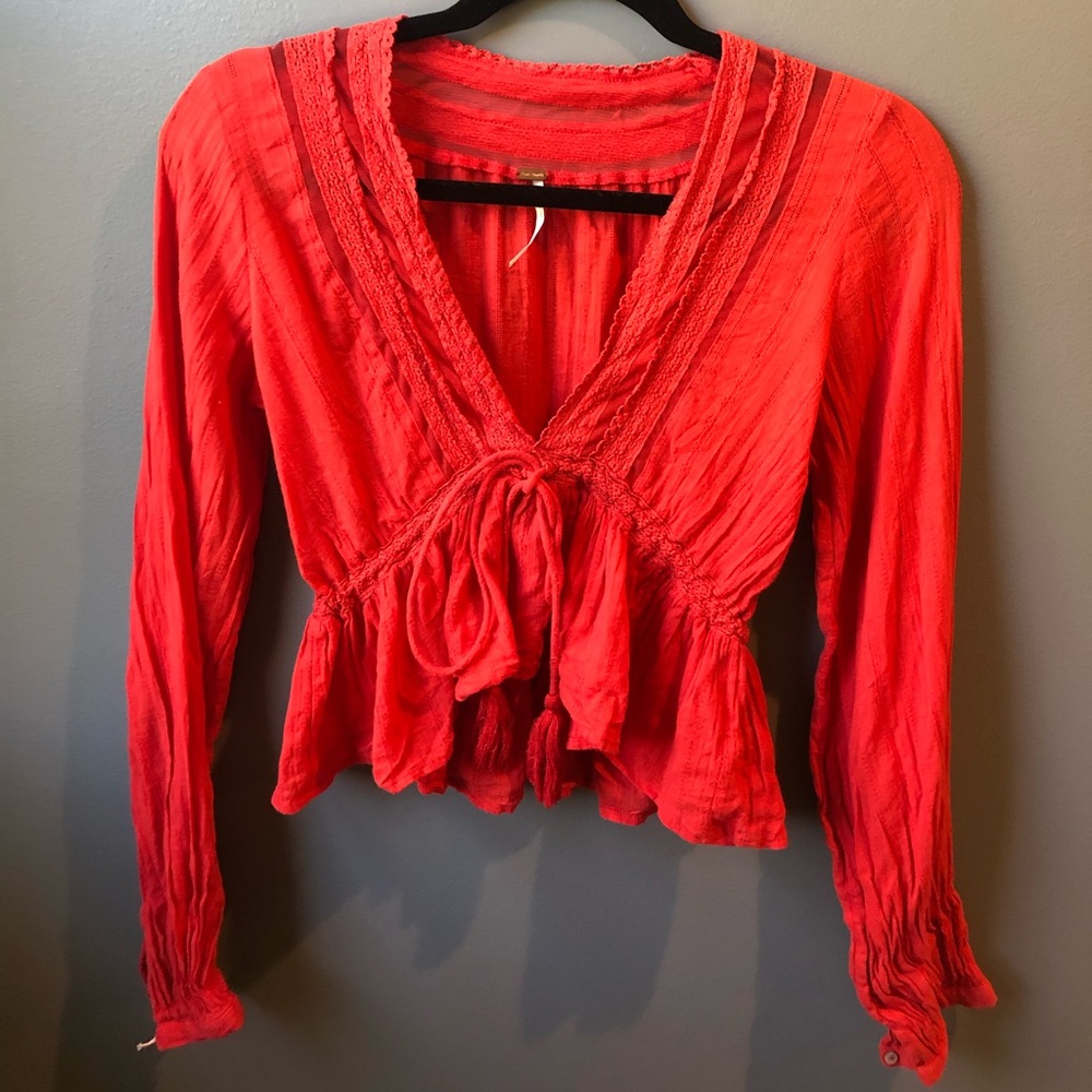 Red Free People Top!
